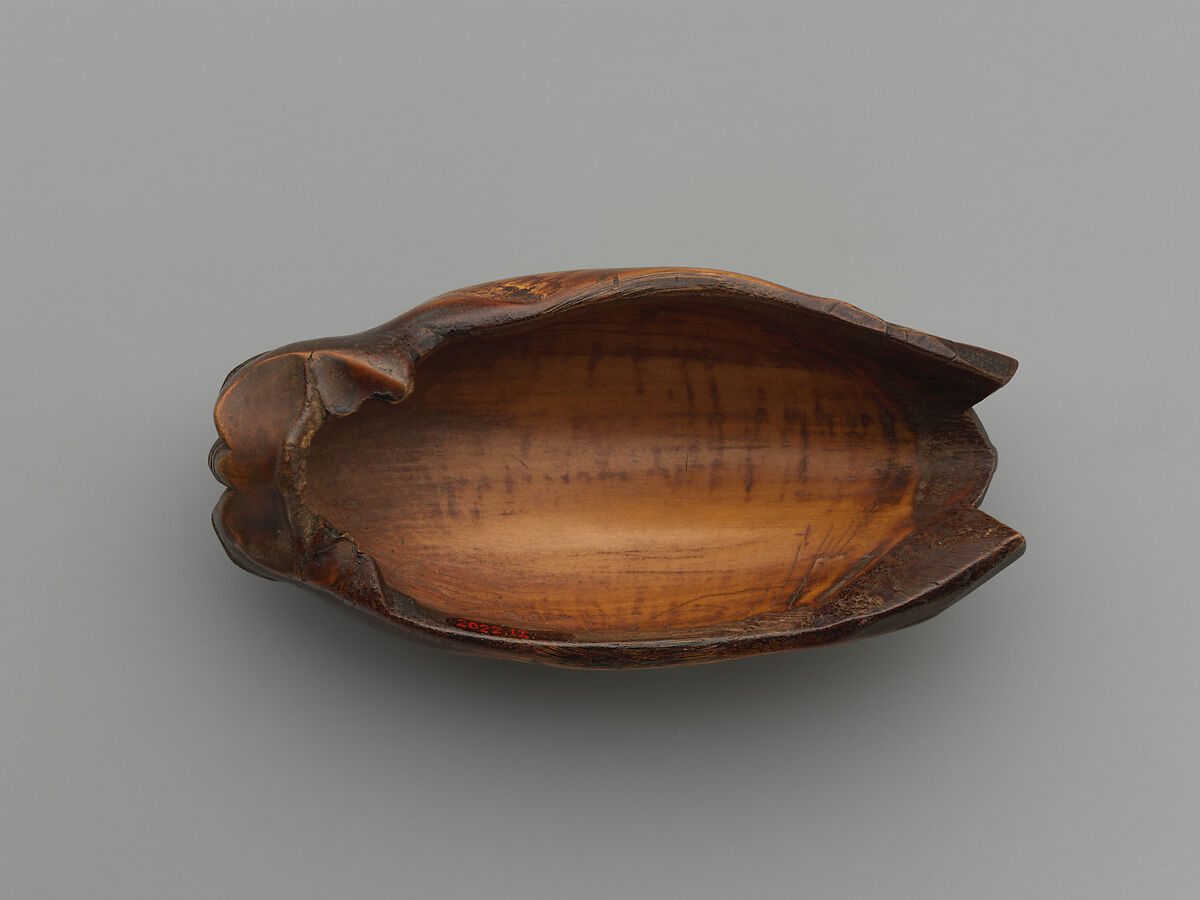 Tea Scoop (Chagō) in the Shape of a Cicada, Hayakawa Shōkosai I (Japanese, 1815–1897), Bamboo, Japan