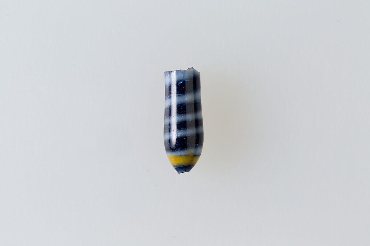 Part of an ear stud, Glass