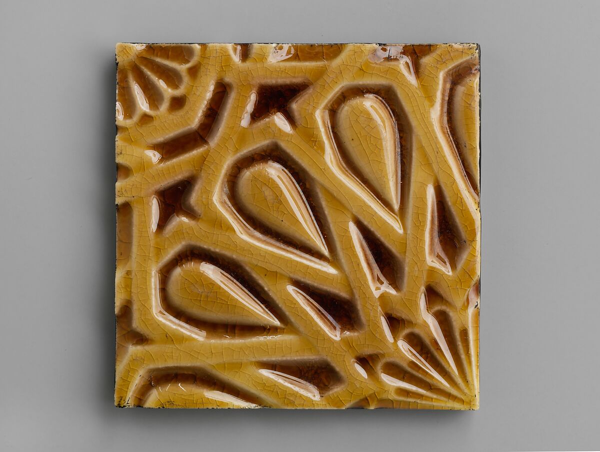 Tile, J. and J. G. Low Art Tile Works (American, Chelsea, Massachusetts, 1877–1903), Earthenware, American 