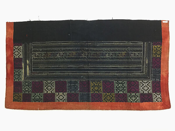 Ensemble, cotton, wool, brass, China (Yi)