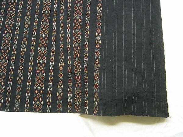 Loincloth, cotton, silk, Burma (Mara)