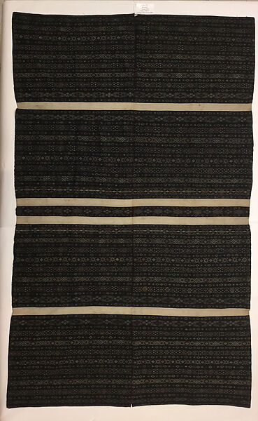 Robe, cotton, silk, Burma (Mara)