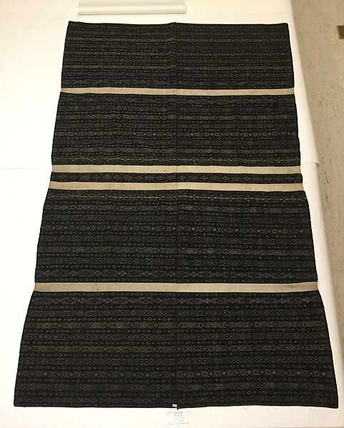 Robe, cotton, silk, Burma (Mara)