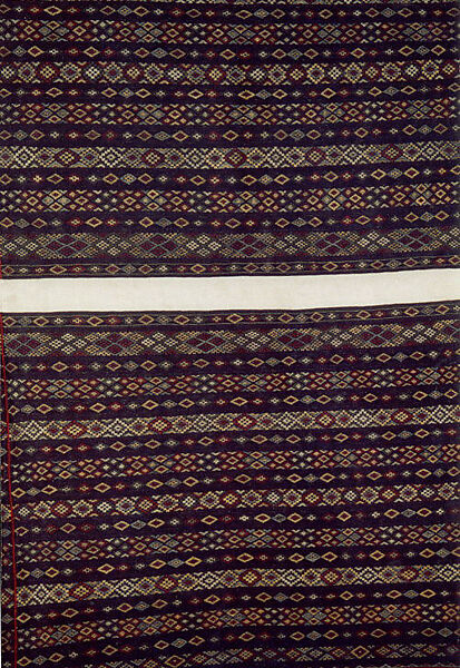Robe, cotton, silk, Burma (Mara)