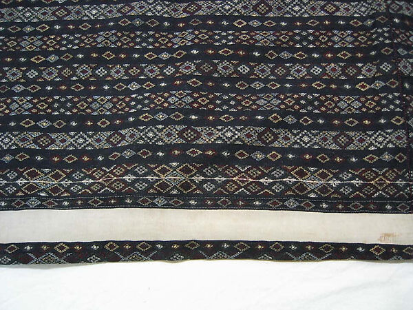 Robe, cotton, silk, Burma (Mara)