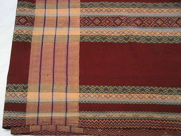 Robe, silk, Burma (Haka)