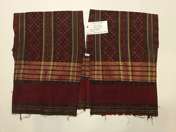 Ensemble, silk, Burma (Haka)