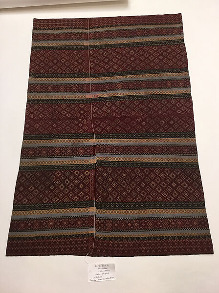 Ensemble, silk, Burma (Haka)