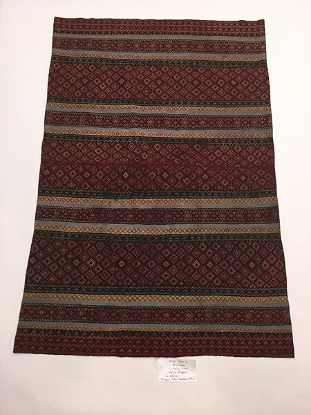 Ensemble, silk, Burma (Haka)