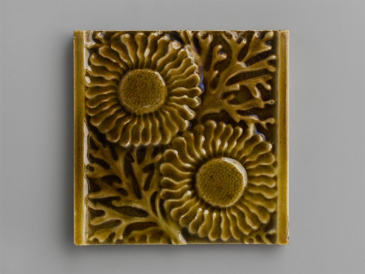 Tile, J. and J. G. Low Art Tile Works (American, Chelsea, Massachusetts, 1877–1903), Earthenware, American 