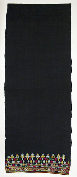 Ensemble, (a–d) cotton, silk; (e) metal, Thailand (Yao Hill)