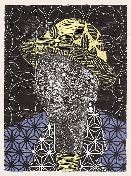 Mrs. Burroughs, LaToya M. Hobbs  American, Woodcut