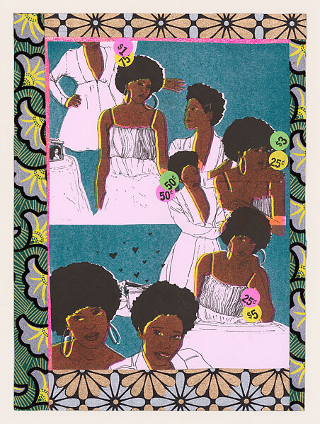 Tenderheaded & Heavyhanded, Angela Pilgrim  American, Risograph and decorative paper collage
