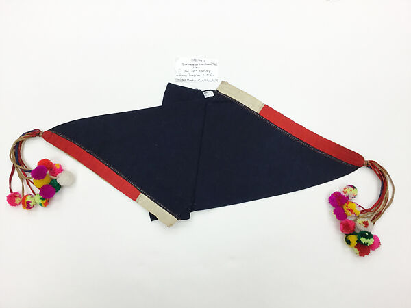 Ensemble, cotton, wool, metal, shell, plastic, Southeast Asia (Lisu)