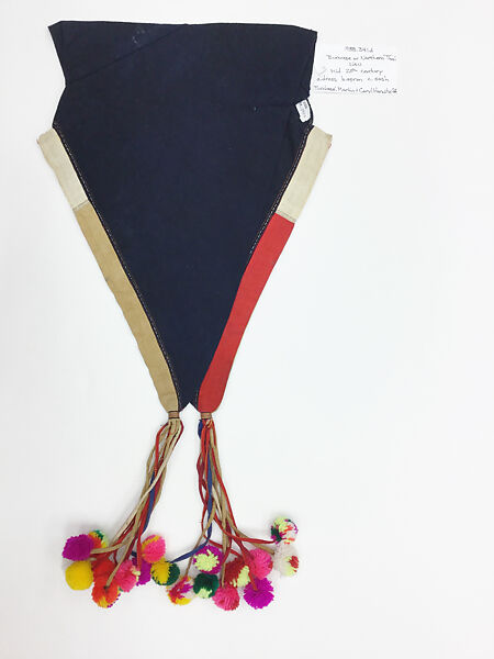 Ensemble, cotton, wool, metal, shell, plastic, Southeast Asia (Lisu)