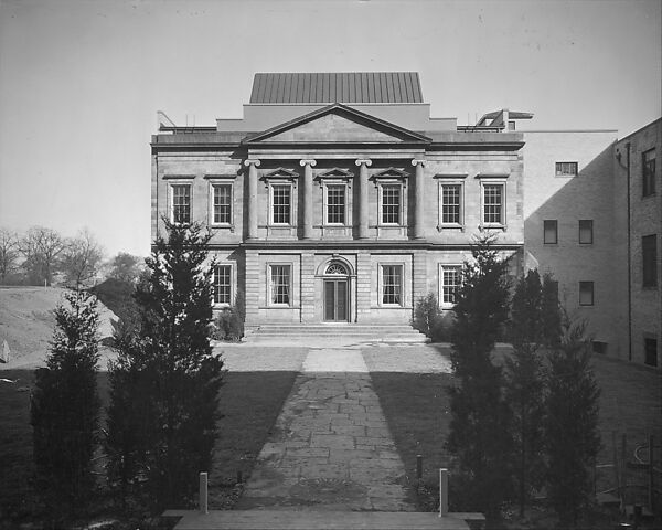 Facade of the Second Branch Bank of the United States, Martin Euclid Thompson (American, 1786–1877 Glen Cove, New York), Marble, American