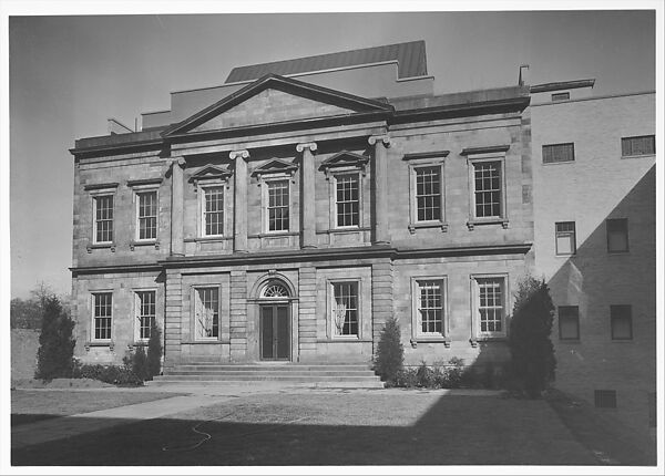 Facade of the Second Branch Bank of the United States, Martin Euclid Thompson (American, 1786–1877 Glen Cove, New York), Marble, American