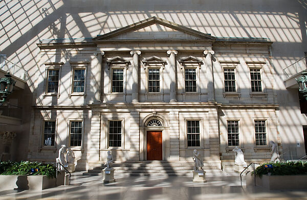 Facade of the Second Branch Bank of the United States, Martin Euclid Thompson (American, 1786–1877 Glen Cove, New York), Marble, American