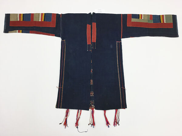 Jacket, cotton, shells, seeds, China (Akha)