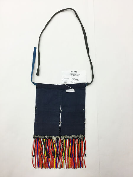 Ensemble, cotton, silk, silver, glass, Thailand (Akha)