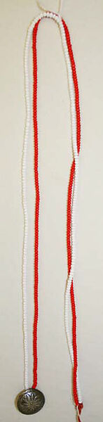 Ensemble, cotton, silk, silver, glass, Thailand (Akha)