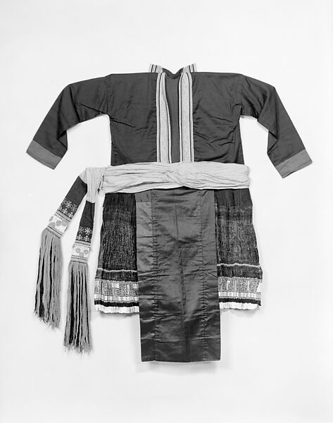 Ensemble, cotton, silk, Southeast  Asia (Hmong)