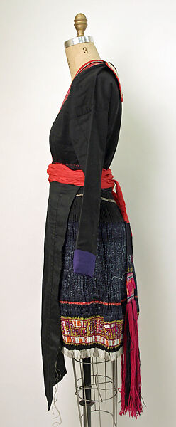 Ensemble, cotton, silk, Southeast  Asia (Hmong)