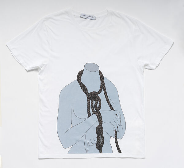 T-shirt, Daniel w. Fletcher (British, founded 2015), cotton, British 