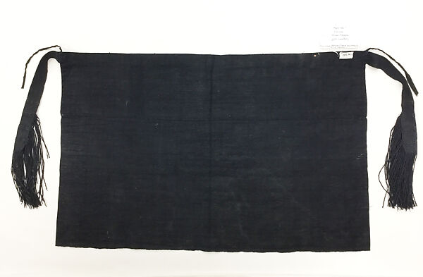 Apron, linen, hemp, China (Hmong)
