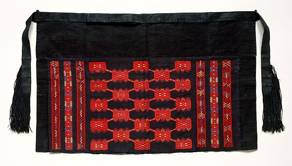 Apron, linen, hemp, China (Hmong) 