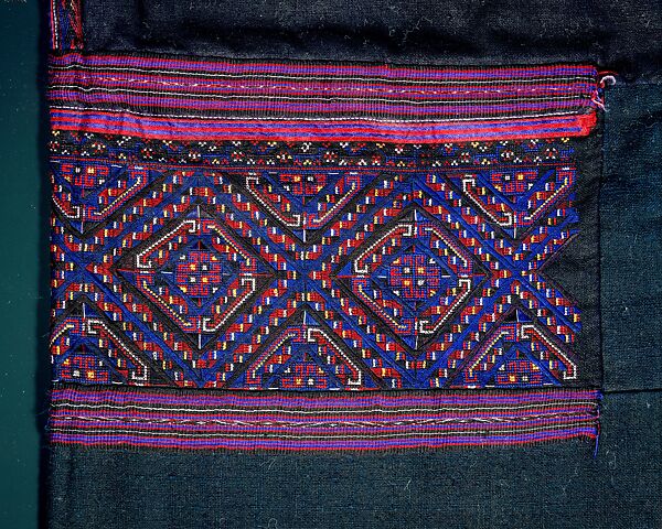 Ensemble, (a–c) cotton
(d) silk, cotton, China (Miao)