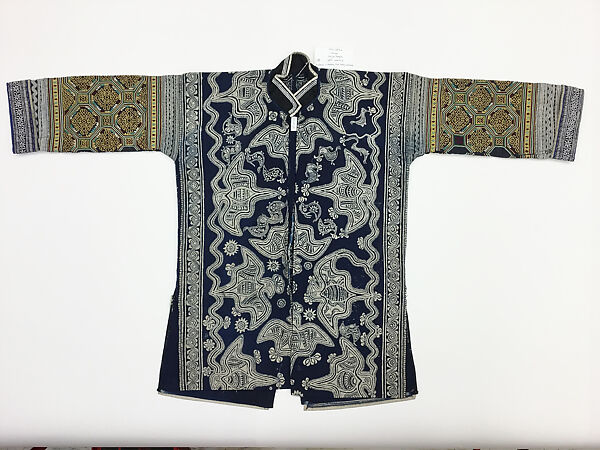 Ensemble, cotton, silk, China (Miao-Gejia)