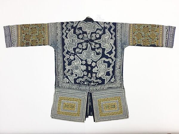 Ensemble, cotton, silk, China (Miao-Gejia)