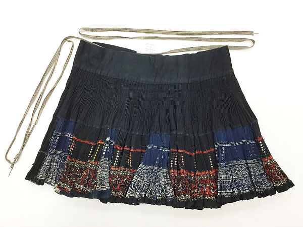 Ensemble, cotton, silk, China (Miao-Gejia)