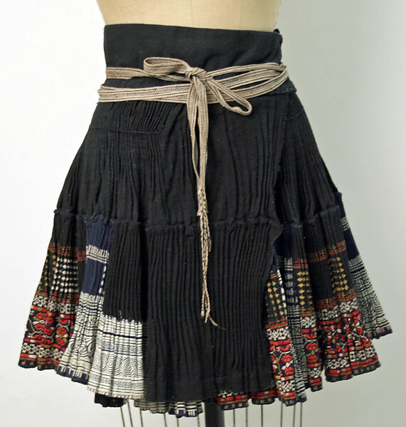 Ensemble, cotton, silk, China (Miao-Gejia)