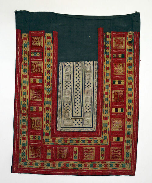Ensemble, cotton, silk, China (Miao-Gejia)