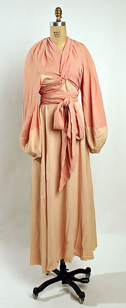 Negligée, House of Vionnet (French, active 1912–14; 1918–39), silk, French 