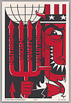 Four Evils, Eric J. García  American, Screenprint