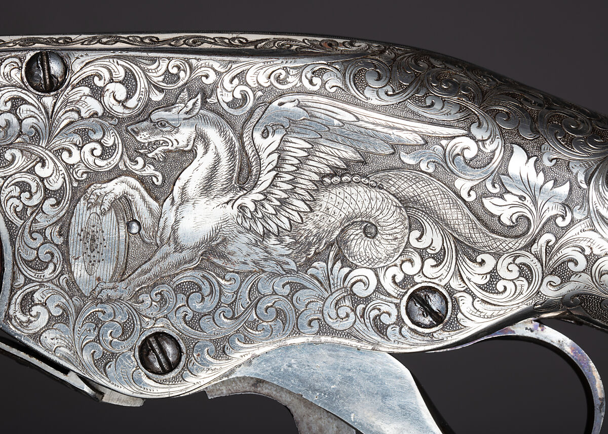 Evans Repeating Rifle Co. Transition Model Lever Action Musket, Manufactured by Evans Repeating Rifle Company (American, Mechanic Falls, Maine 1873–1881), Wood, steel, nickel, American, Mechanic Falls, Maine and New York