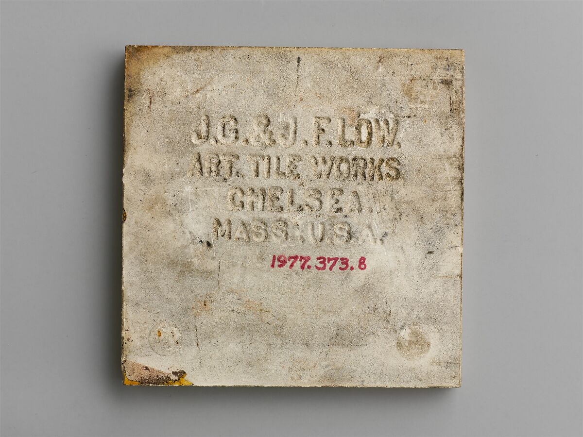 Tile, J. and J. G. Low Art Tile Works (American, Chelsea, Massachusetts, 1877–1903), Earthenware, American