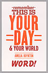 Black Women’s Wisdom: Amelia Boynton, Ben Blount  American, Letterpress from wood and metal type