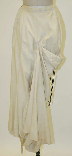 Riding habit, linen, American