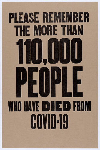 Please Remember The More Than 110,000 People Who Have Died From COVID-19