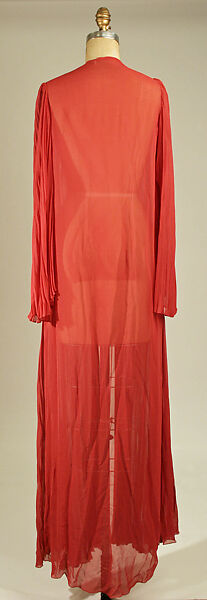 Peignoir, silk, American or European