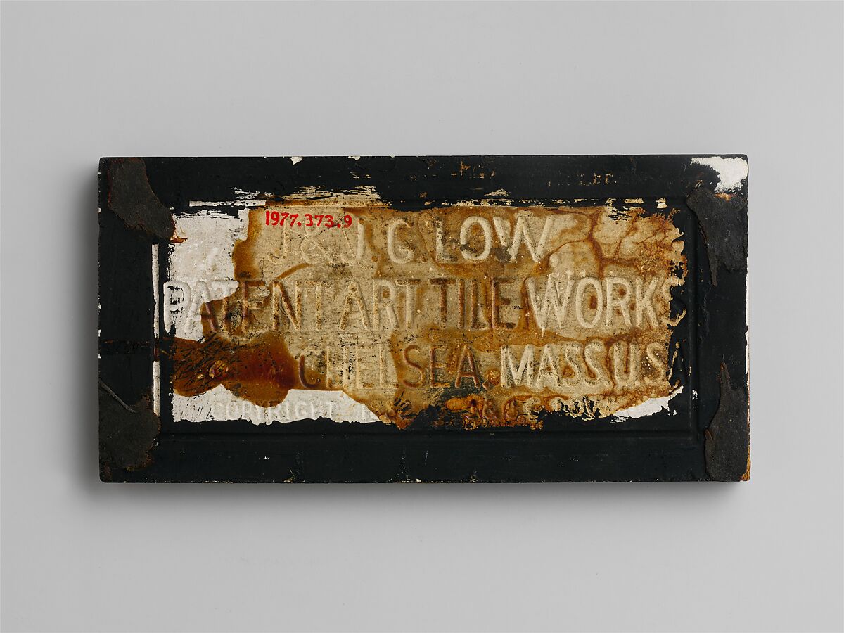 Tile, J. and J. G. Low Art Tile Works (American, Chelsea, Massachusetts, 1877–1903), Earthenware, American