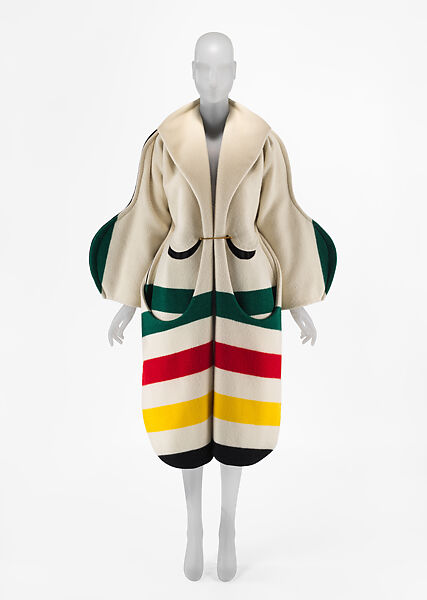 Coat, Andre Walker (American, born New York, 1967), Wool, metal, American 