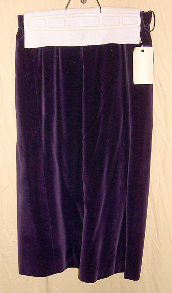 Ensemble, Yves Saint Laurent (French, founded 1961), cotton, silk, wool, French