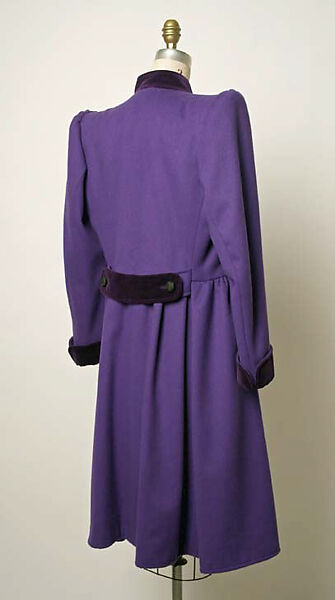 Ensemble, Yves Saint Laurent (French, founded 1961), cotton, silk, wool, French