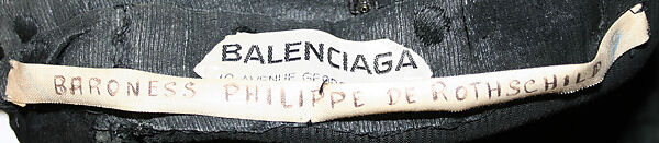 Ensemble, House of Balenciaga (French, founded 1937), silk, French