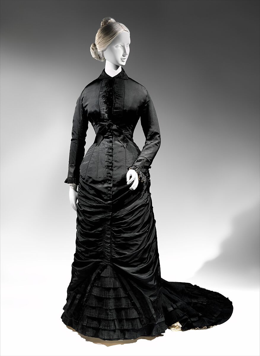 1870s Evening Dress